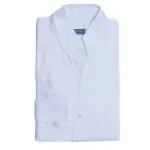 Jacquard Pattern Deep V-Neck Shirt